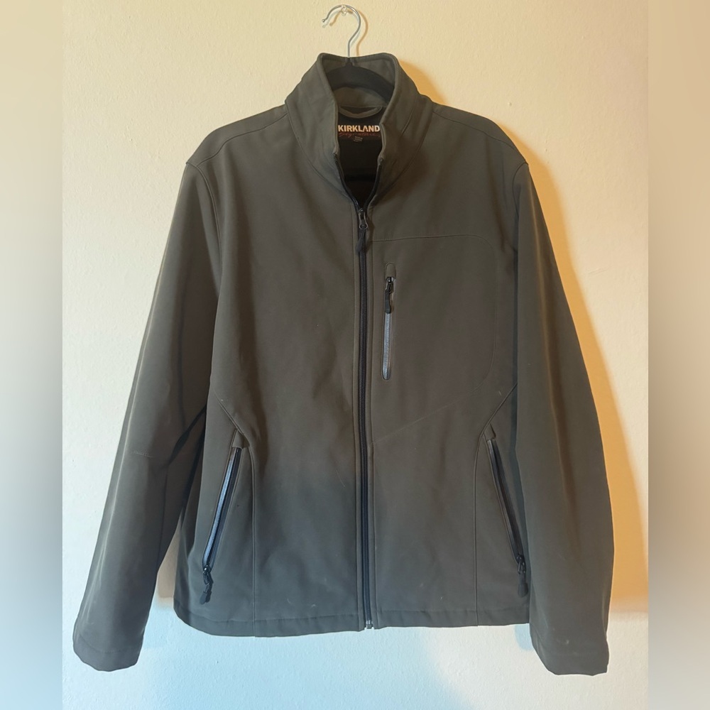 Kirkland Signature Men's Black Windbreaker